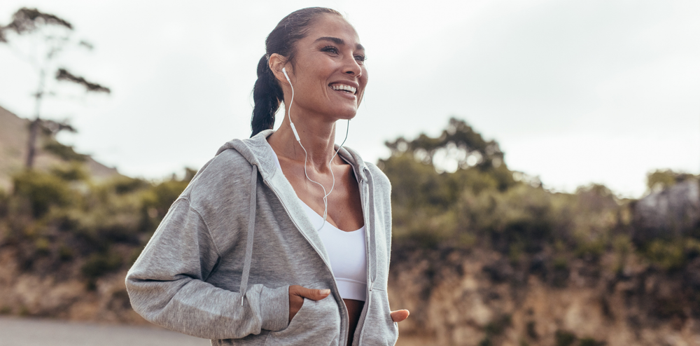 Talking a walk outside